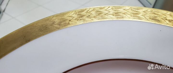 Блюдо фарфор Офицер конных егерей середина 20 век