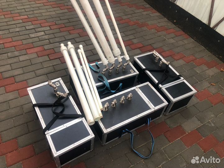 Пушки конфетти, серпантин, установки для салюта