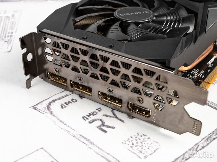 Видеокарта gigabyte AMD Radeon RX 5500XT OC 8Gb