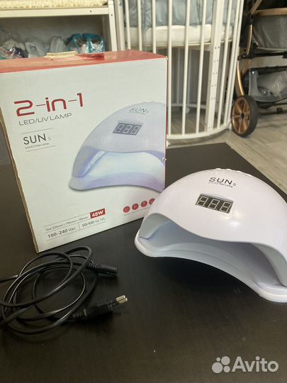 Led лампа для маникюра+ гель лаки и др остатки
