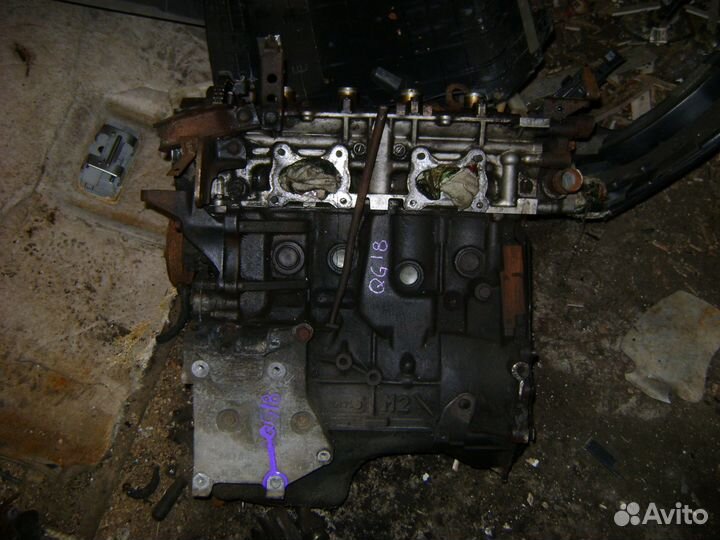 Двигатель Ниссан мотор Nissan QG18 QG18DE бензин