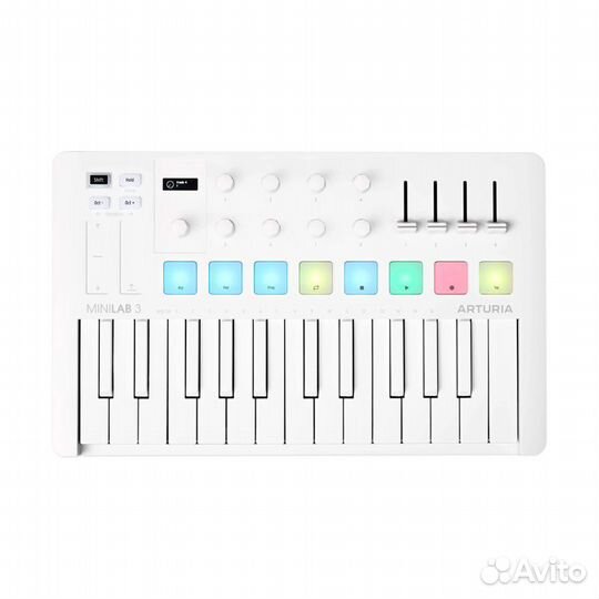 Arturia MiniLab3 Alpine White midi Key. (Новый)