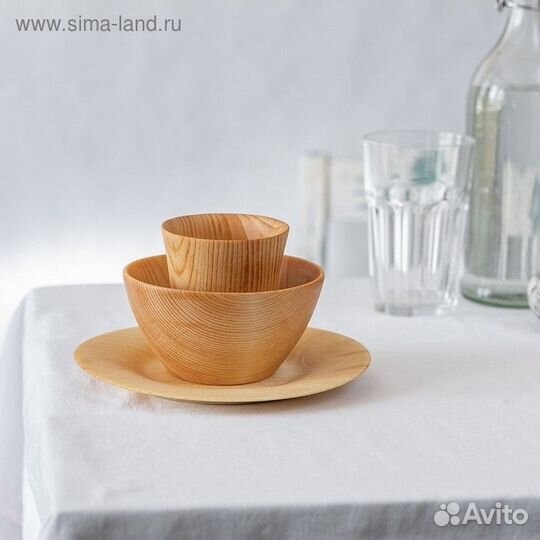 Набор деревянной посуды из натурального кедра Mаgi