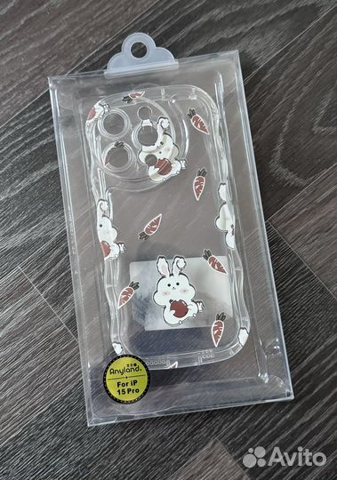 Новый чехол Заяц/Кролик Айфон iPhone 15 pro
