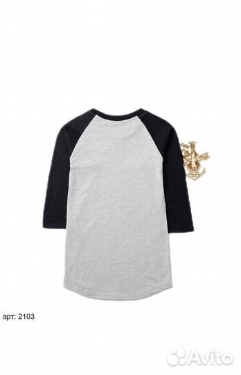 Лонгслив мужской stussy принт(new York, Los A) 44(XS/S)