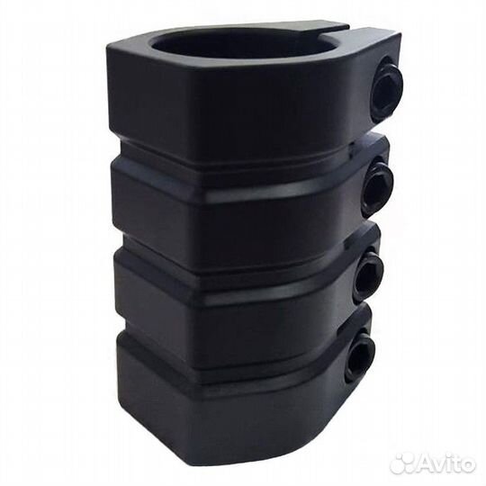 Хомут 4-х болтовый stattum black SCS