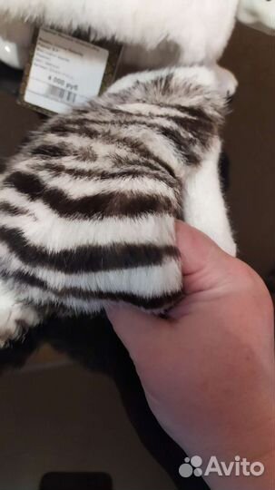 Меховые рукавички