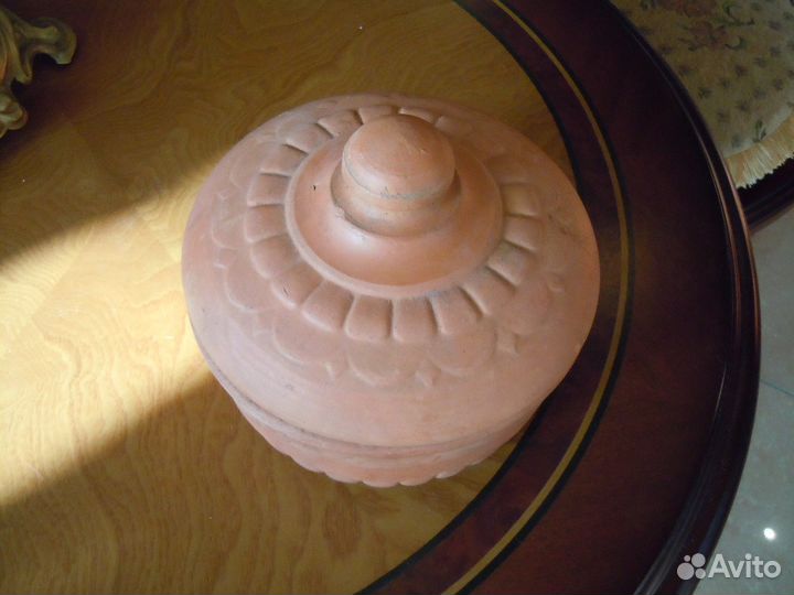 Антикварная прусская масленка керамика