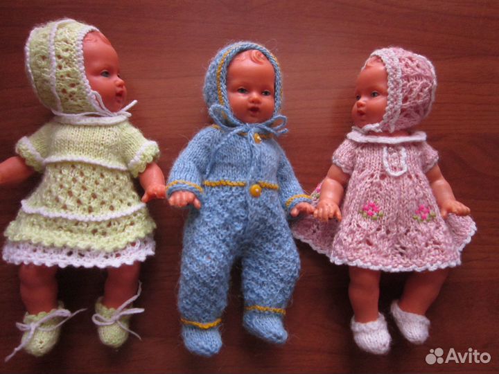 Одежда для пупса с хохолком ГДР (рост 17 см)