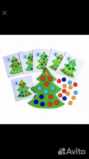 Мозаика умная ёлочка