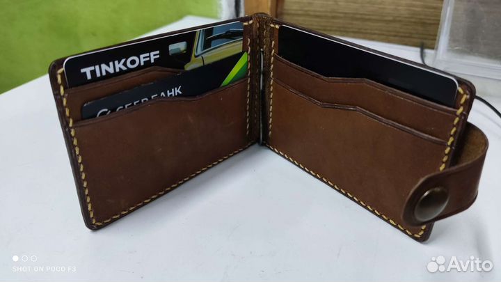 Бумажник мужской натуральная кожа