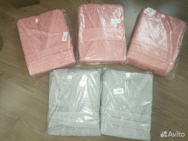 Халат мужской/женский с капюшоном махровый 100 х/б