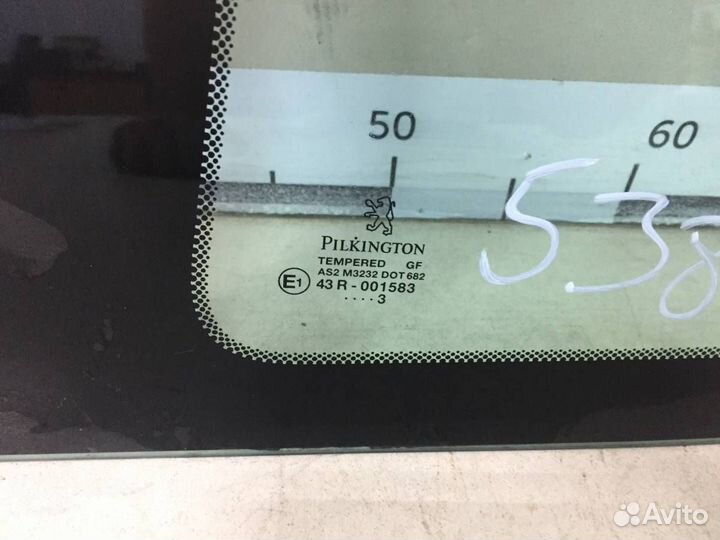 Стекло кузовное глухое левое Peugeot 206 1998-2012