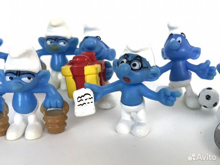 Смурфики. Коллекция 8 штук(+2)