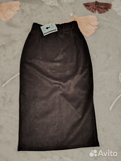 Замшевая юбка 42 44