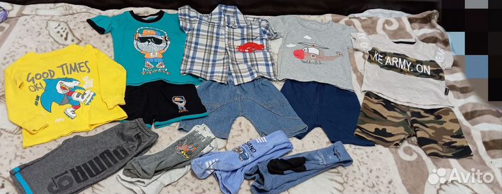 Вещи пакетом для мальчика 86 92