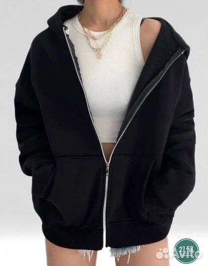 Толстовка женская на молнии