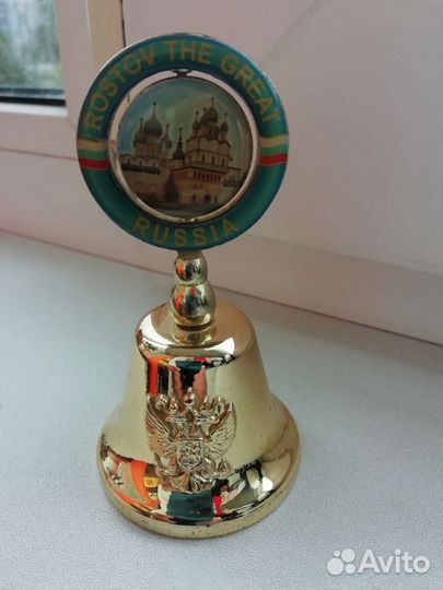 Тарелка сувенирная, колокольчик