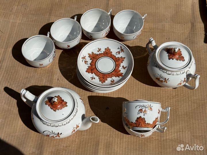 Чайный сервиз вербилки СССР барбарис