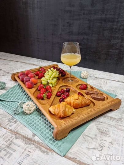 Поднос деревянный для подачи блюд 55*30