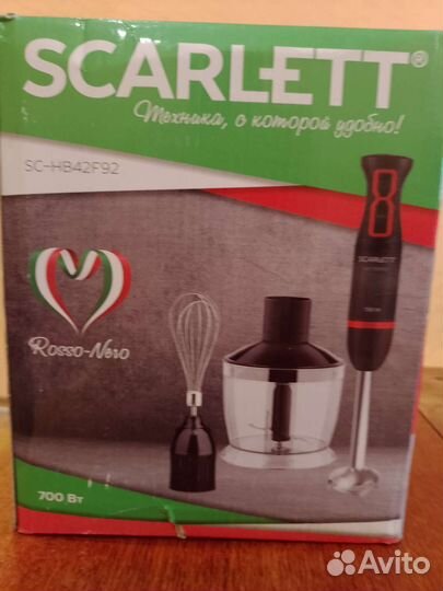 Новый процессор блендер Scarlett sc-hb42f92