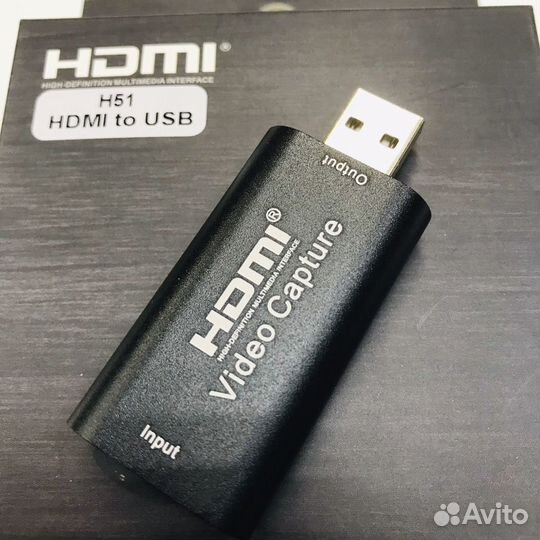 Карта видеозахвата hdmi(in) -USB(Out) H51