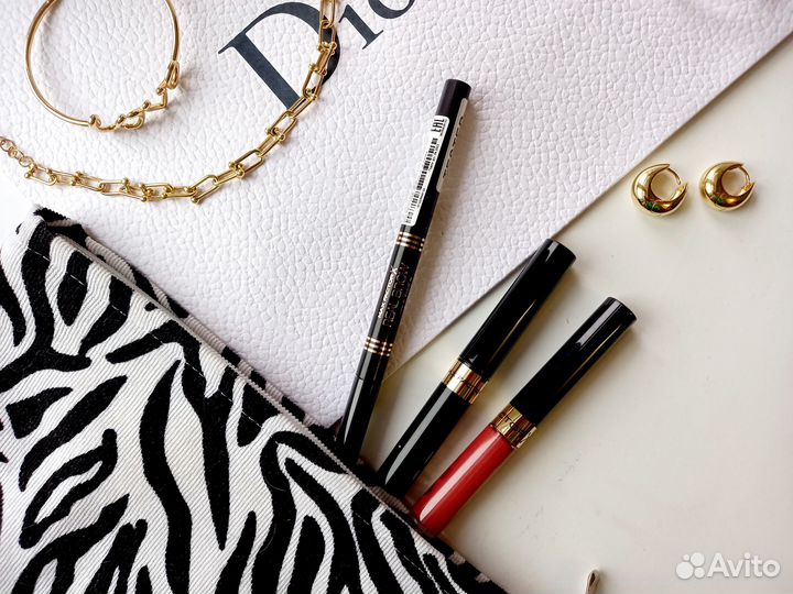 Max Factor помада жидкая + блеск 070 тон