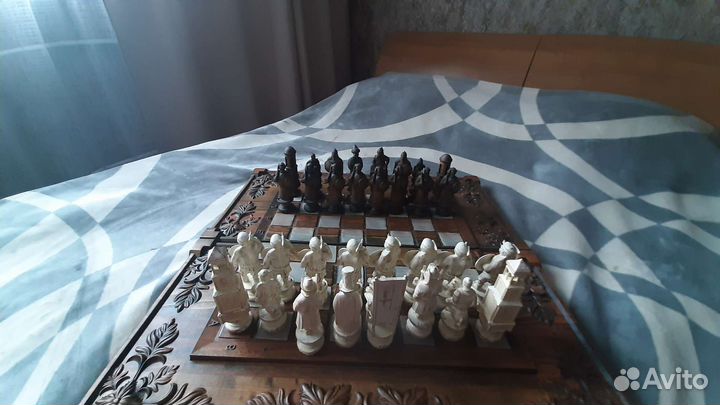 Шахматы деревянные ручной работы новые