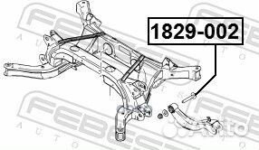 Болт с эксцентриком opel antara 2006- 1829002