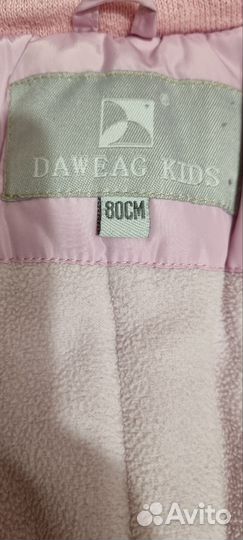 Куртка зимняя на девочку 80