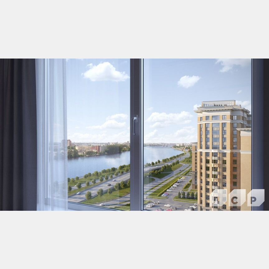 1-к. квартира, 45,1 м², 7/23 эт.