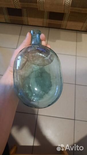 Фляга ркка стеклянная