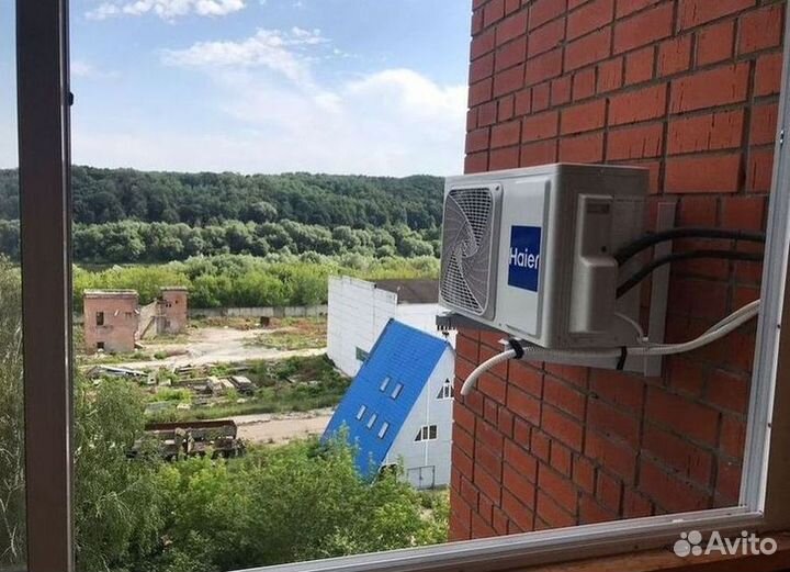 Сплит система с установкой