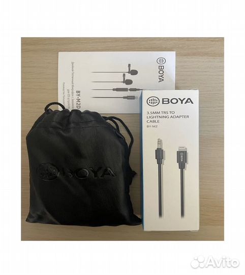 Петличный микрофон boya m2