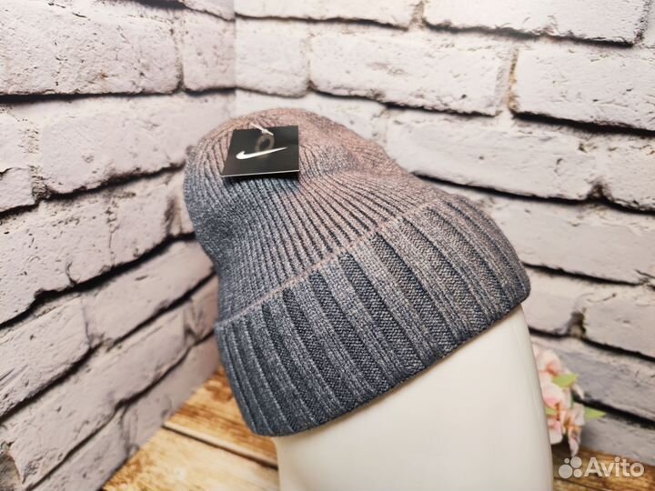 Шапка Nike серая #2