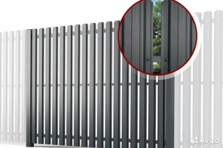 Железный штакетник