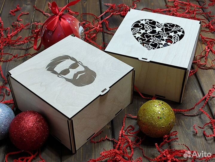 Подарочная коробка деревянная