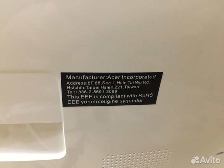 Монитор acer 24 повреждена матрица на запчасти