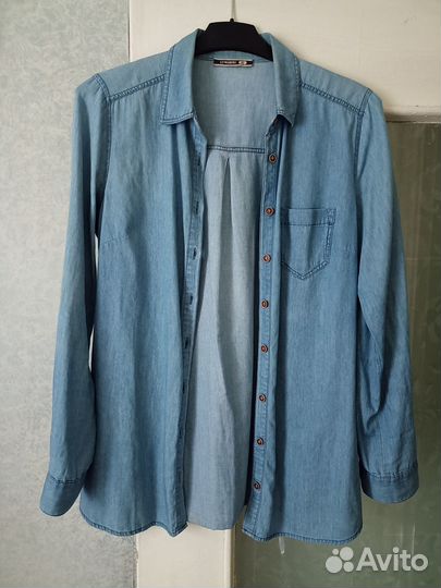 Рубашка джинсовая Турция р.46