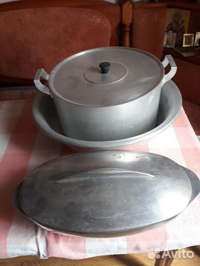 Кастрюля алюминиевая