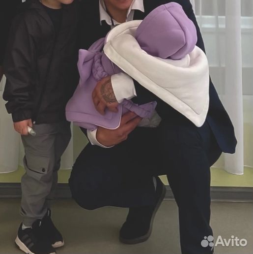 Комплект на выписку для девочки демисезонный