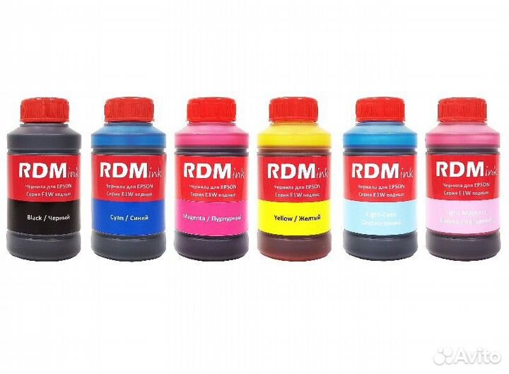 Чернила Rdm-ink (E1W) водные для Epson 6 цв. по 70