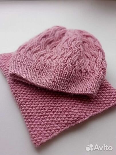 Шапочка и снуд осень