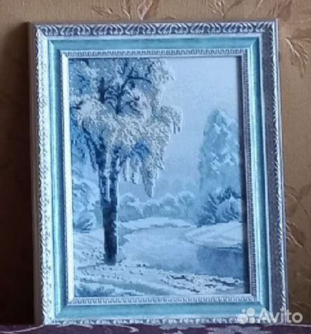 Картина бисером и крестом