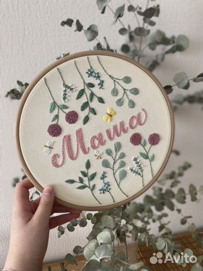 Вышивка гладью