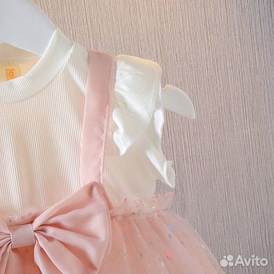 Платье для девочки праздничное 74 80