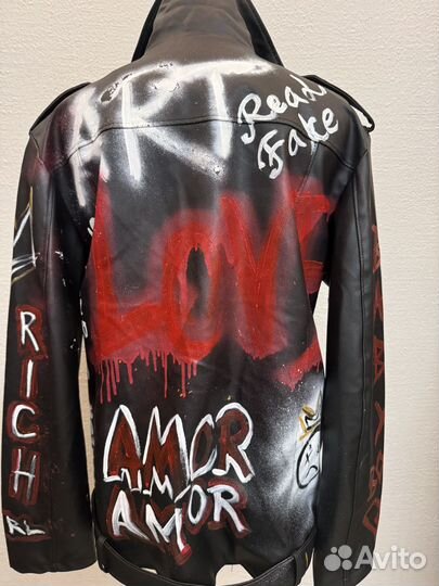 Куртка из эко кожи дизайнерская