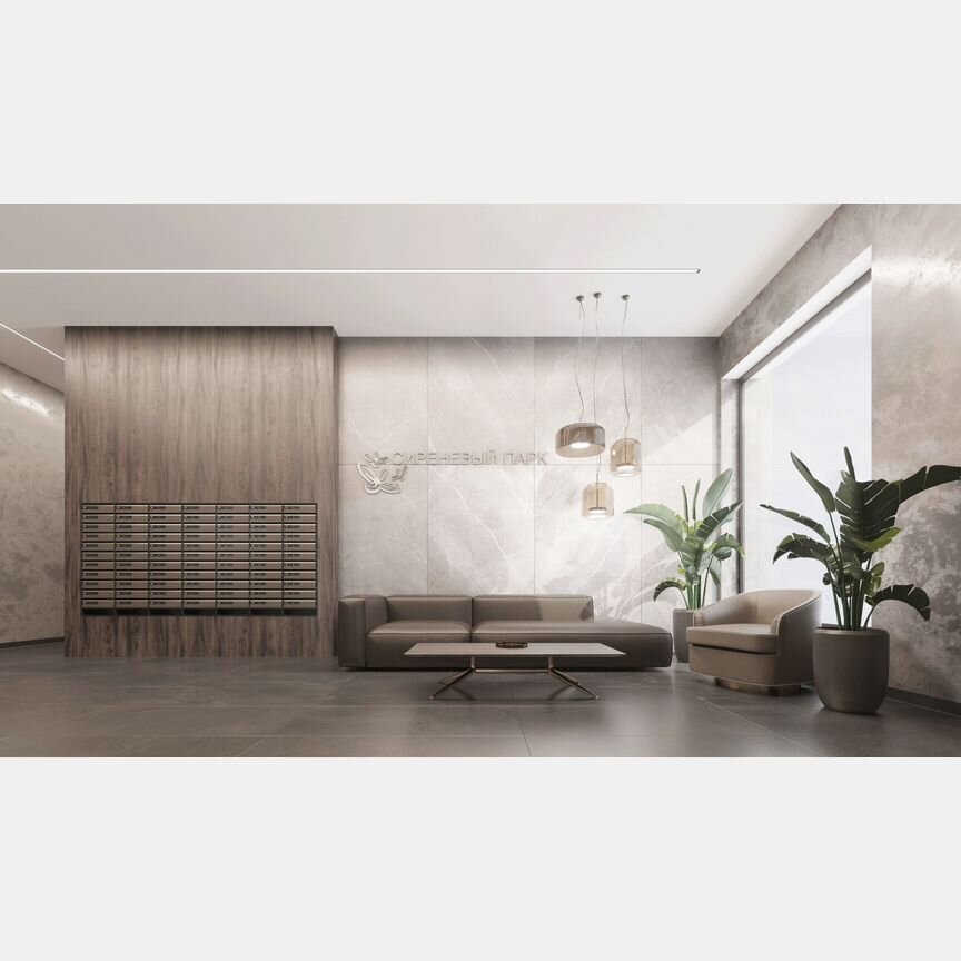 2-к. квартира, 57,2 м², 2/25 эт.