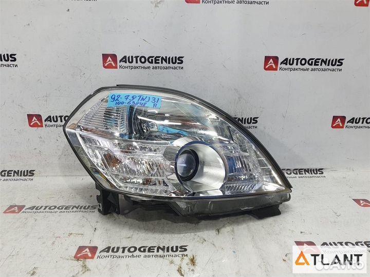 Фара передняя правая nissan teana