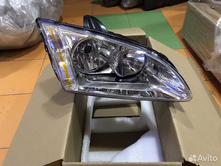 Фары Ford Focus 2 Хром LH/RH